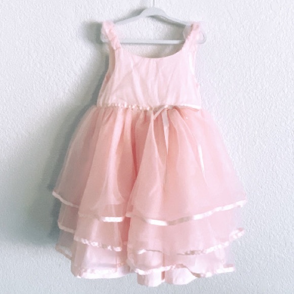 JANIE and JACK Special Occasion pink dress - Picture 3 of 8